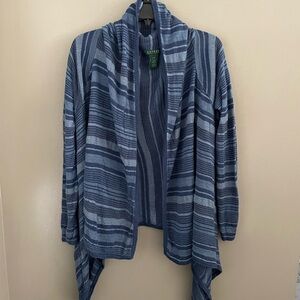 Ralph Lauren Striped Linen Cardigan